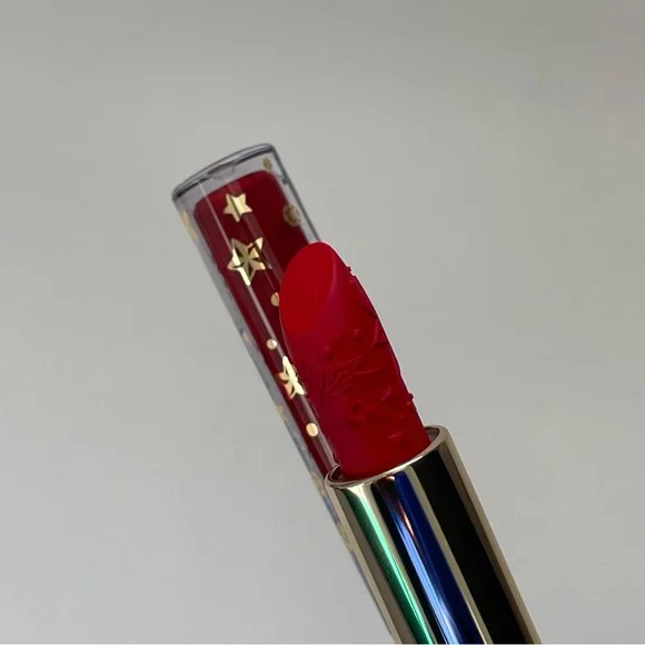 Estée Lauder Limited Edition STARLET RED Lipstick Rouge & RUBY QUARTZ Lip Gloss - Picture 6 of 7